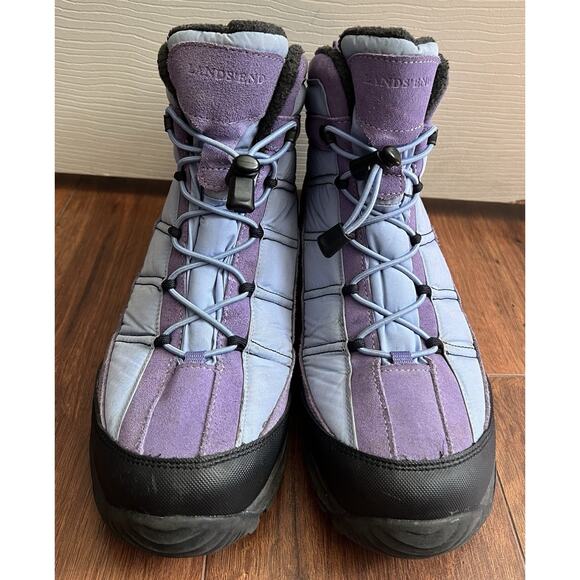 LANDS END Extreme Squall Fleece Lined Winter Hiking Snow Boots - Picture 5 of 8